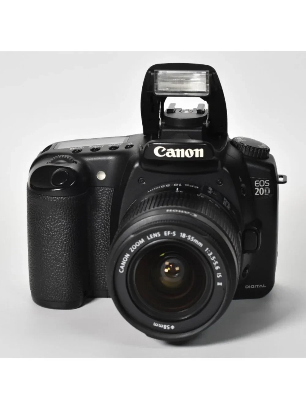 Canon EOS 20D Digital Camera DSLR 8.2MP 18-55mm IS II Lens 2GB CF Card Bundle